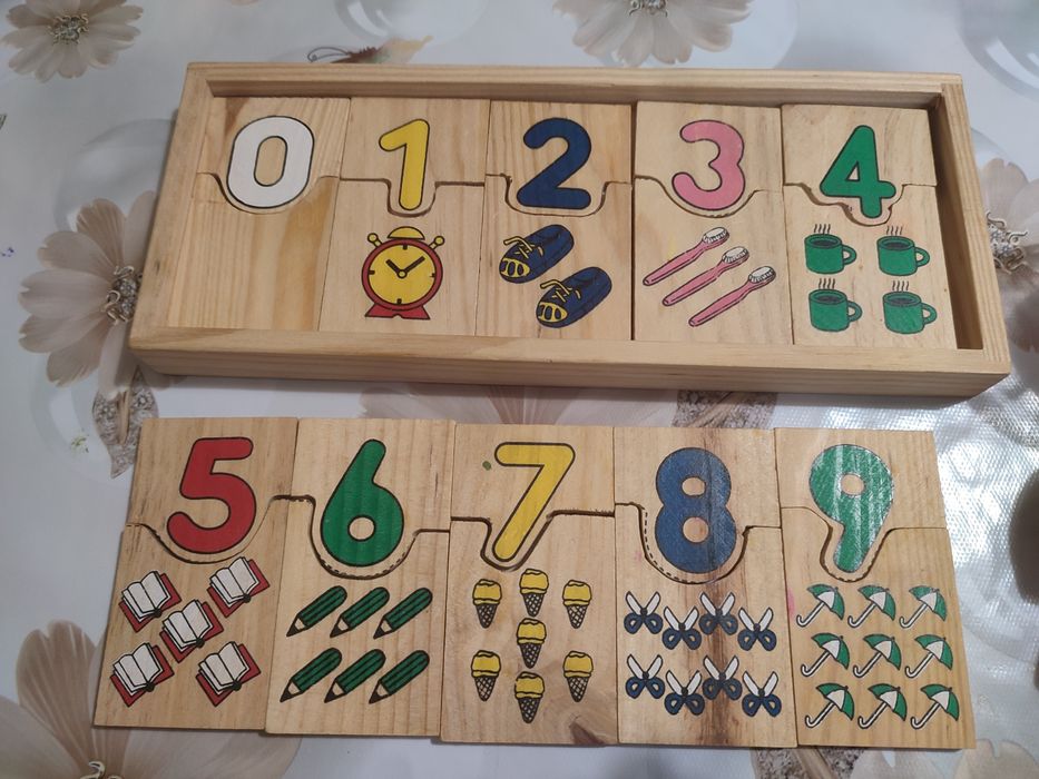 Пазлы, буквы, цифры, микрофон со световым и звуковым эффектом