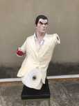 Manequim incompleto de tamanho real personagem Kazuya do jogo Tekken