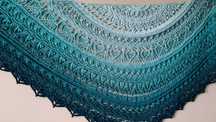 Chusta Ombre, ręcznie robiona na szydełku, szydełko, Handmade, Merynos
