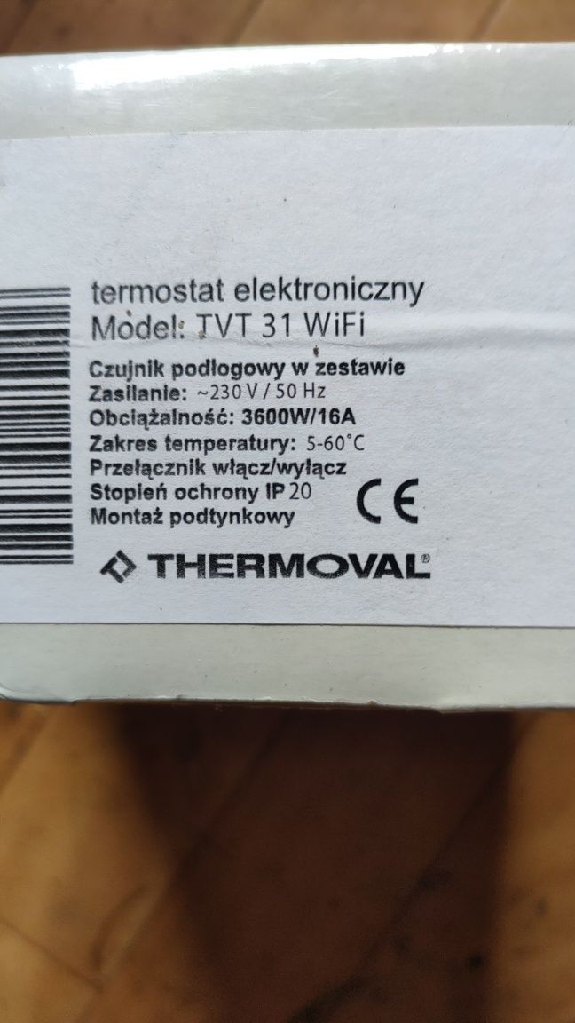 Regulator Thermoval TVT 31 WiFi - ekran dotykowy