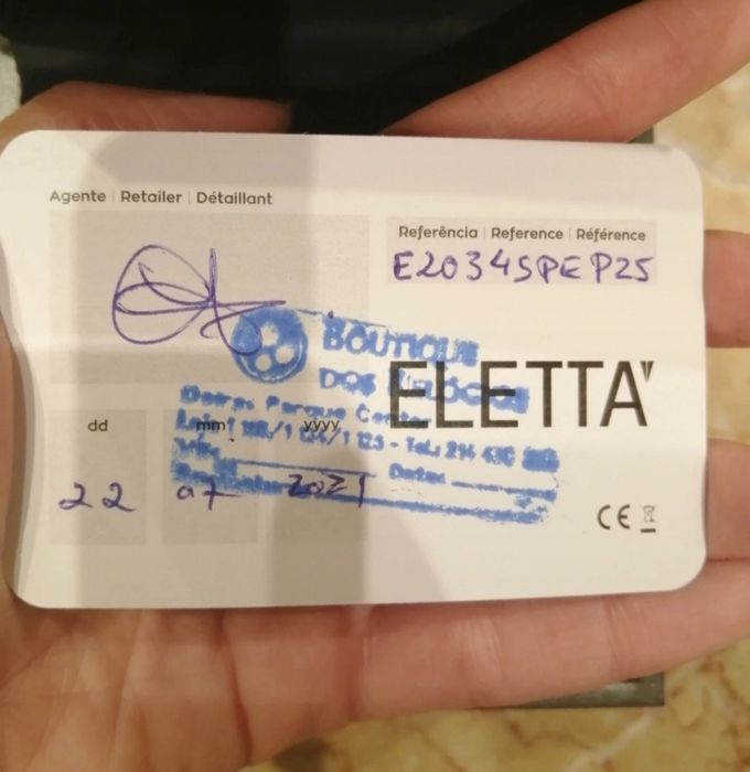 Relógio prateado Eletta