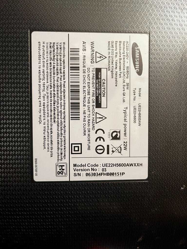 Telewizor Samsung UE22H5600 (Smart TV) 22Cale