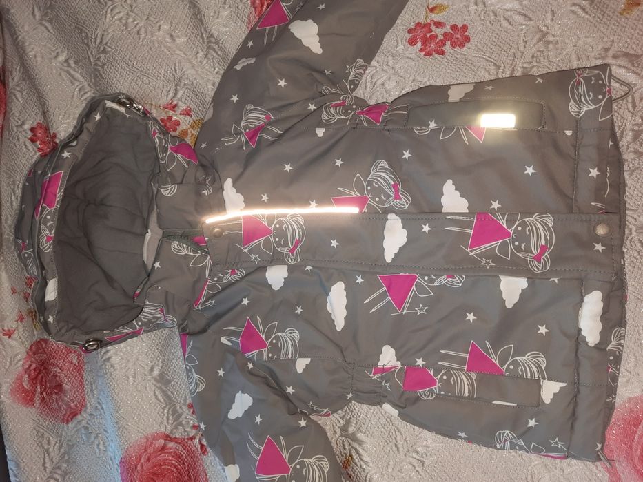 Зимовий костюм для дівчинки, куртка і штани, комбінезон