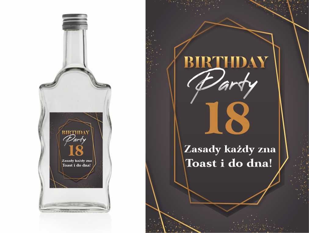 Etykiety Naklejki na butelki 18 urodziny10 sztuk twój pomysł projekt