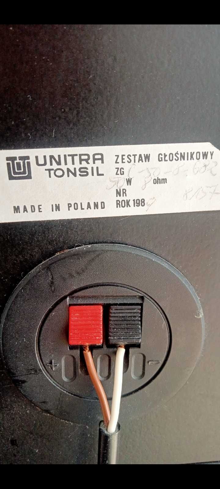 Kolumny UNITRA TONSIL Space86 Wzmacniacz gratis.