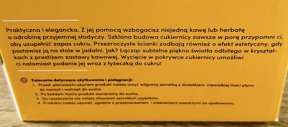 Szklana cukiernica Tadar