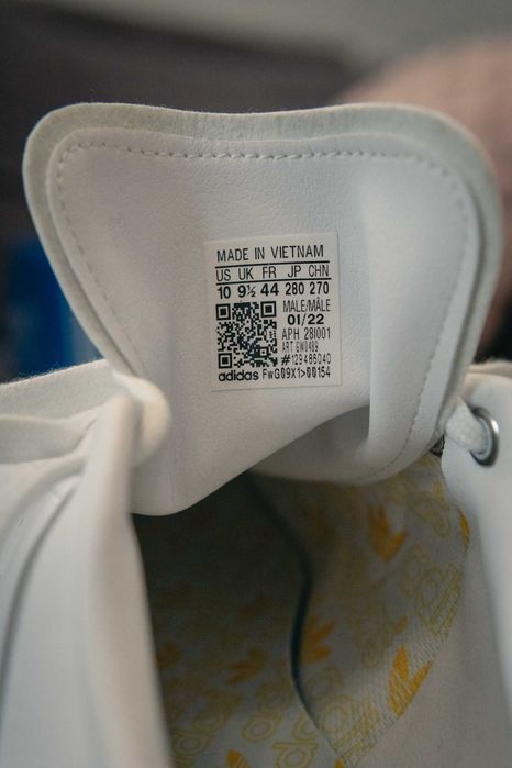 Білі шкіряні кросівки Adidas Originals Stan Smith (US10, 42.5)