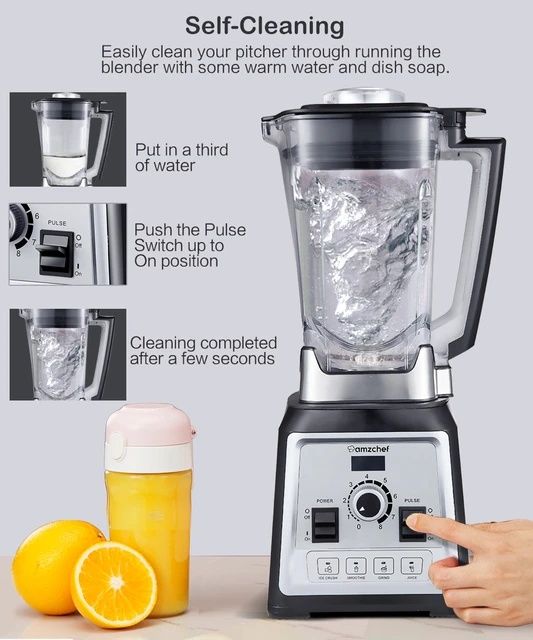 Profesjonalny blender kielichowy 2l 2000W 8 noży