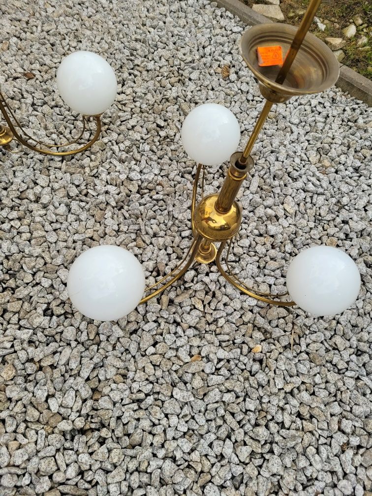 Lampy wiszące mosiężne