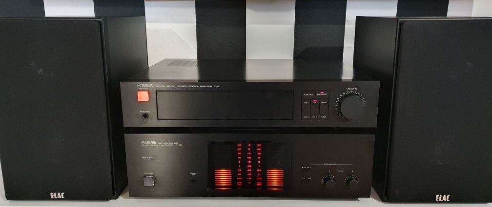 YAMAHA C-50 + M-50 Końcówka mocy + Przedwzmacniacz - bardzo dobry stan
