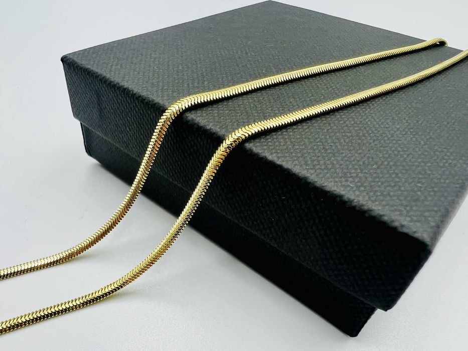 Złoty Łańcuszek Żmijka 585 Cechowany 2,6 mm 45 cm