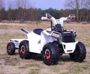 Autko na akumulator QUAD Z PRZYCZEPĄ auto jeździk pojazd elektryczny