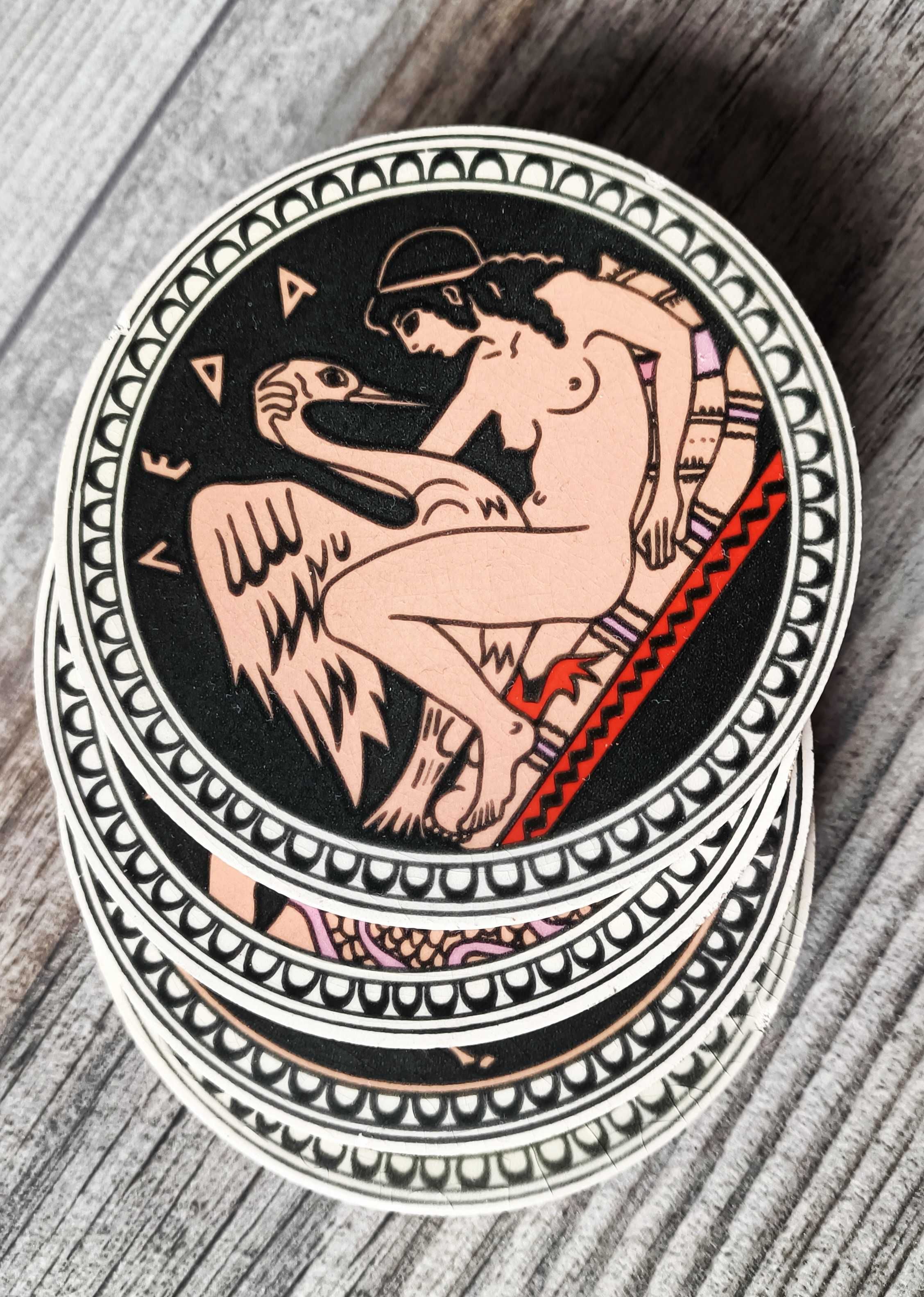 Greckie podkładki ceramiczne