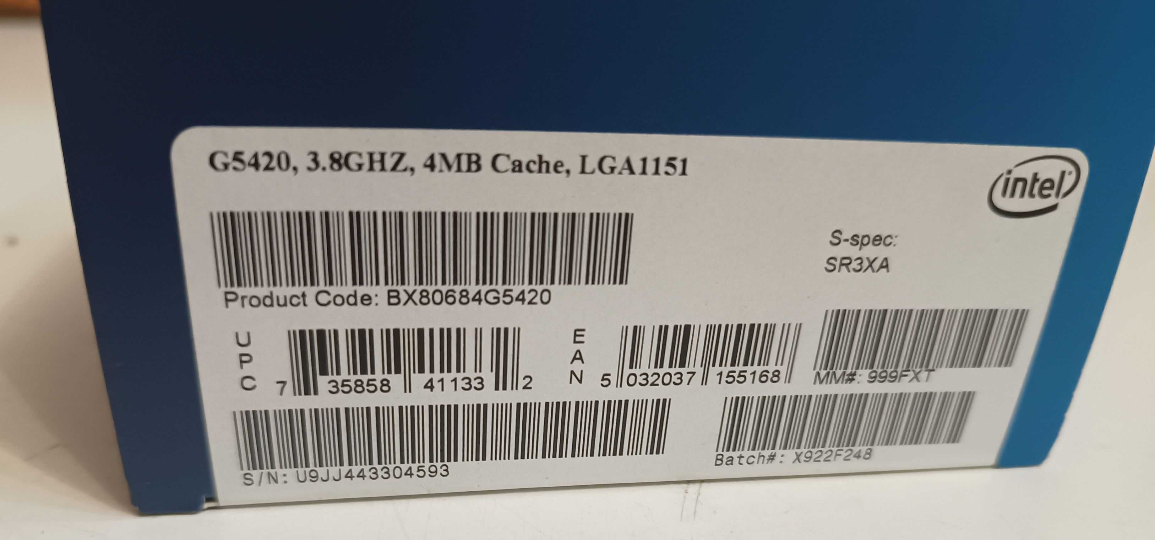 Procesor Intel Pentium G5420