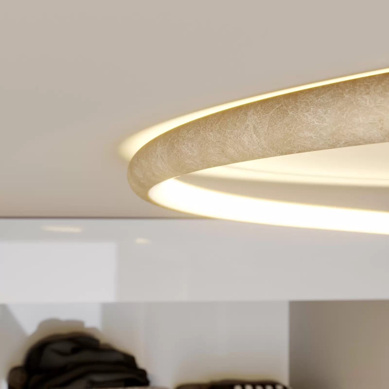 NOWA Lampa sufitowa LED Joline w kolorze złotym, 45 cm, OKAZJA.