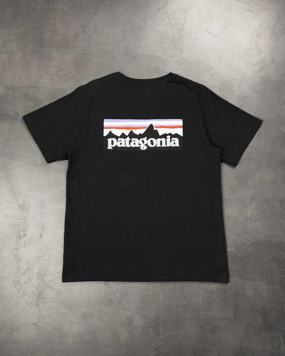 Футболка Patagonia P-6 Logo Responsibili T-Shirt Black