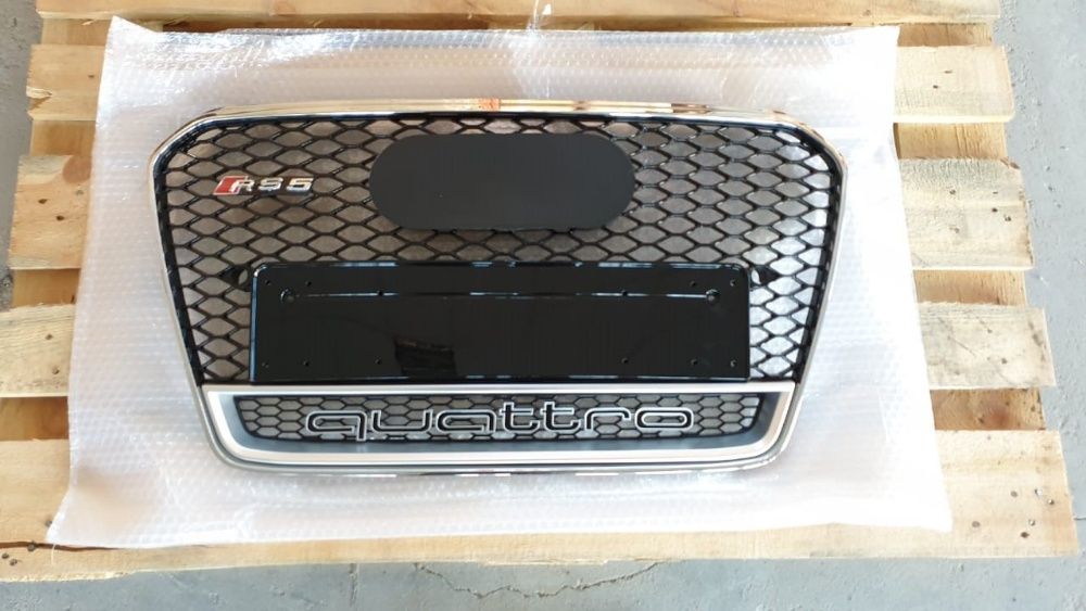Atrapa Grill Audi A5 12-15 wzor RS5 Chrom Quattro