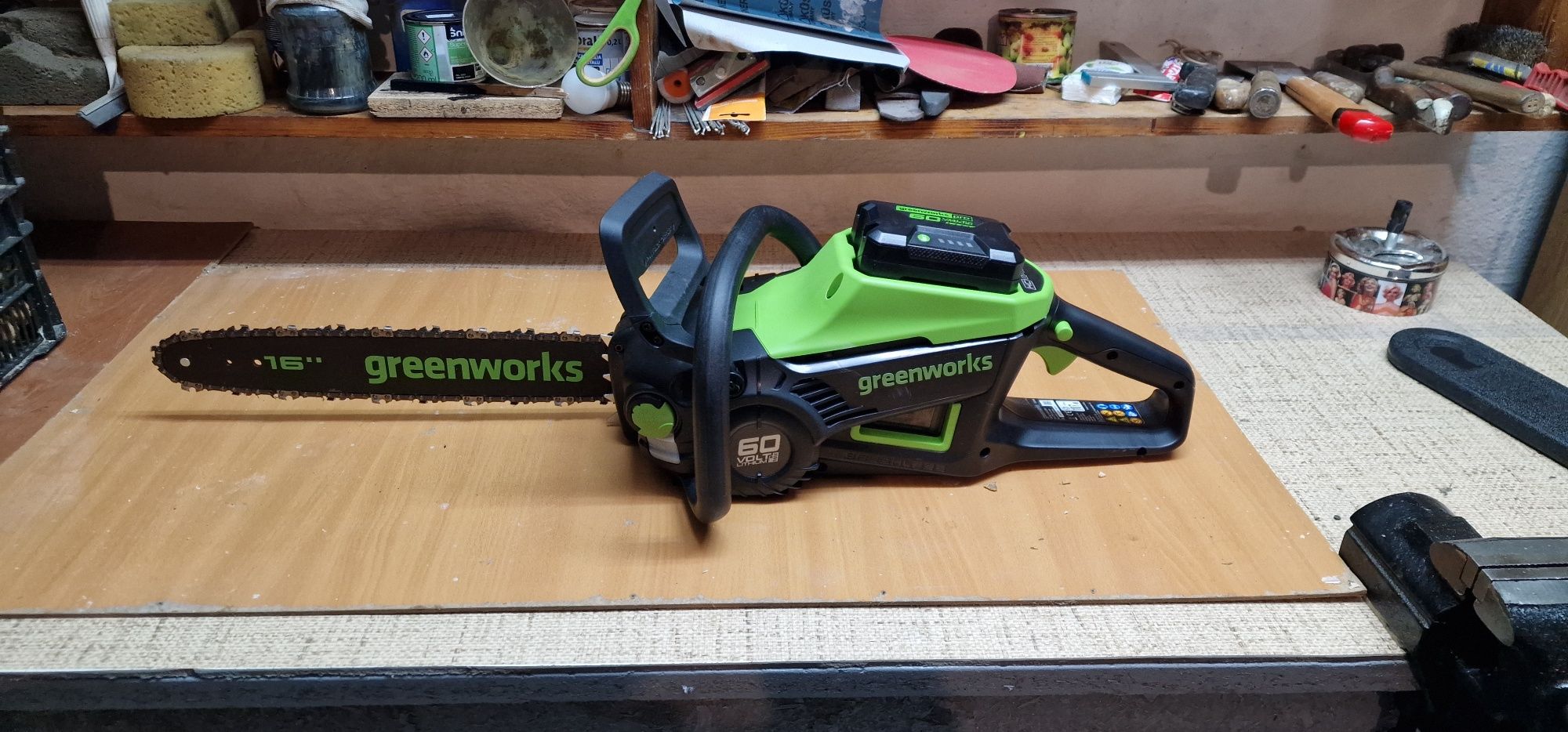 Piła akumulatorowa Greenworks 60v+bateria 4ah+ ładowarka