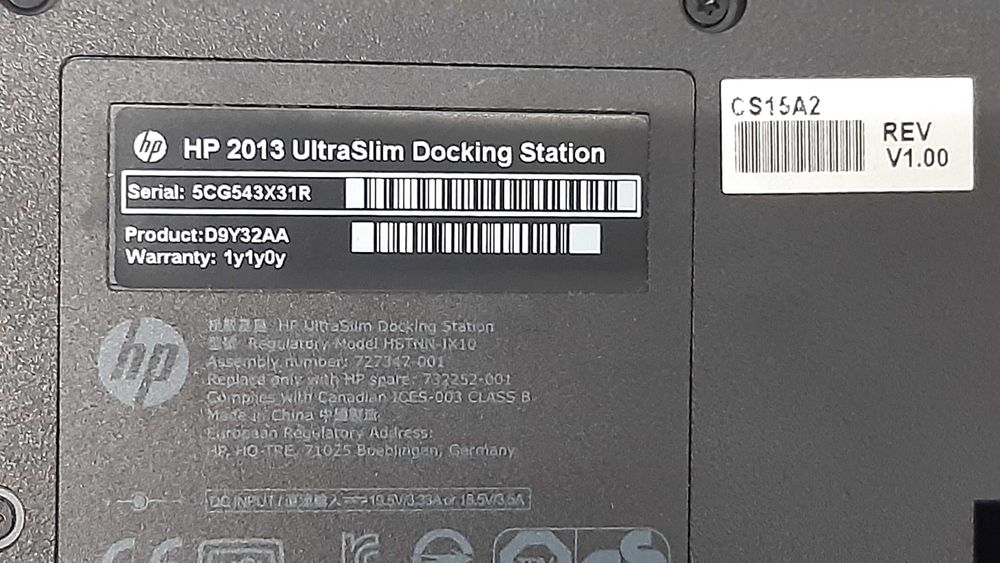 Docking Station HP 840 G1, G2 e G3