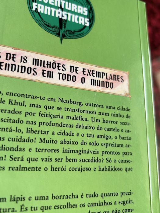 Livro Aventuras Fantásticas 21: O Castelo dos Pesadelos