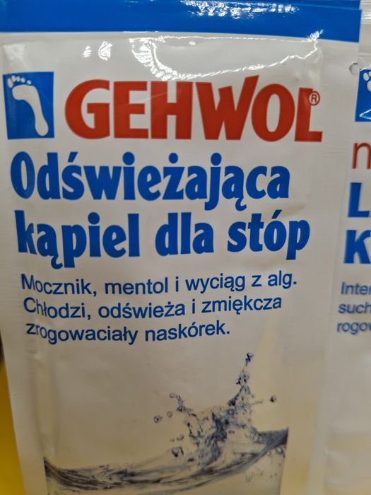 Gehwol sól dla stóp i krem Lipidro