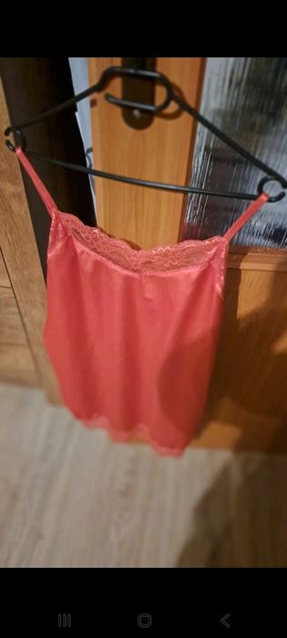 Bielizna nocna koszulka plus spodenki piżama satynowa Unica 5xl