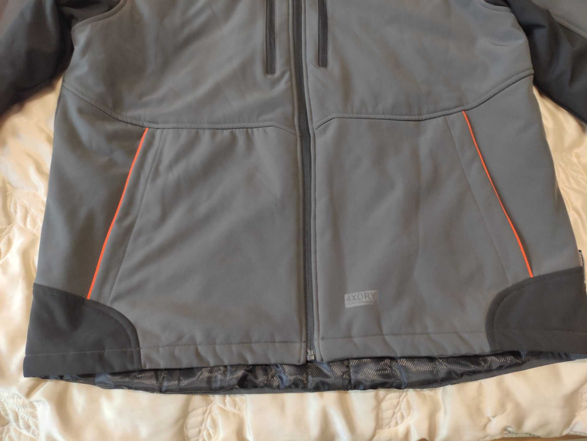 Męska kurtka robocza softshellowa softshell Terratrend Job r. XL bdb