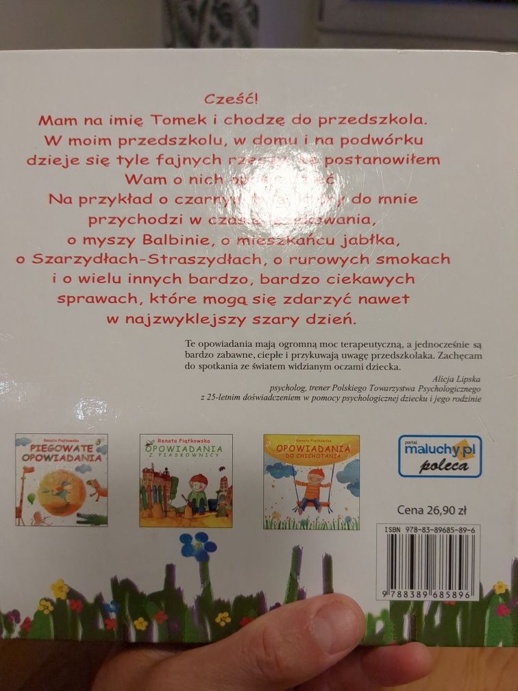Opowiadania dla przedszkolaków. Renata Piątkowska. Książka dla dzieci.