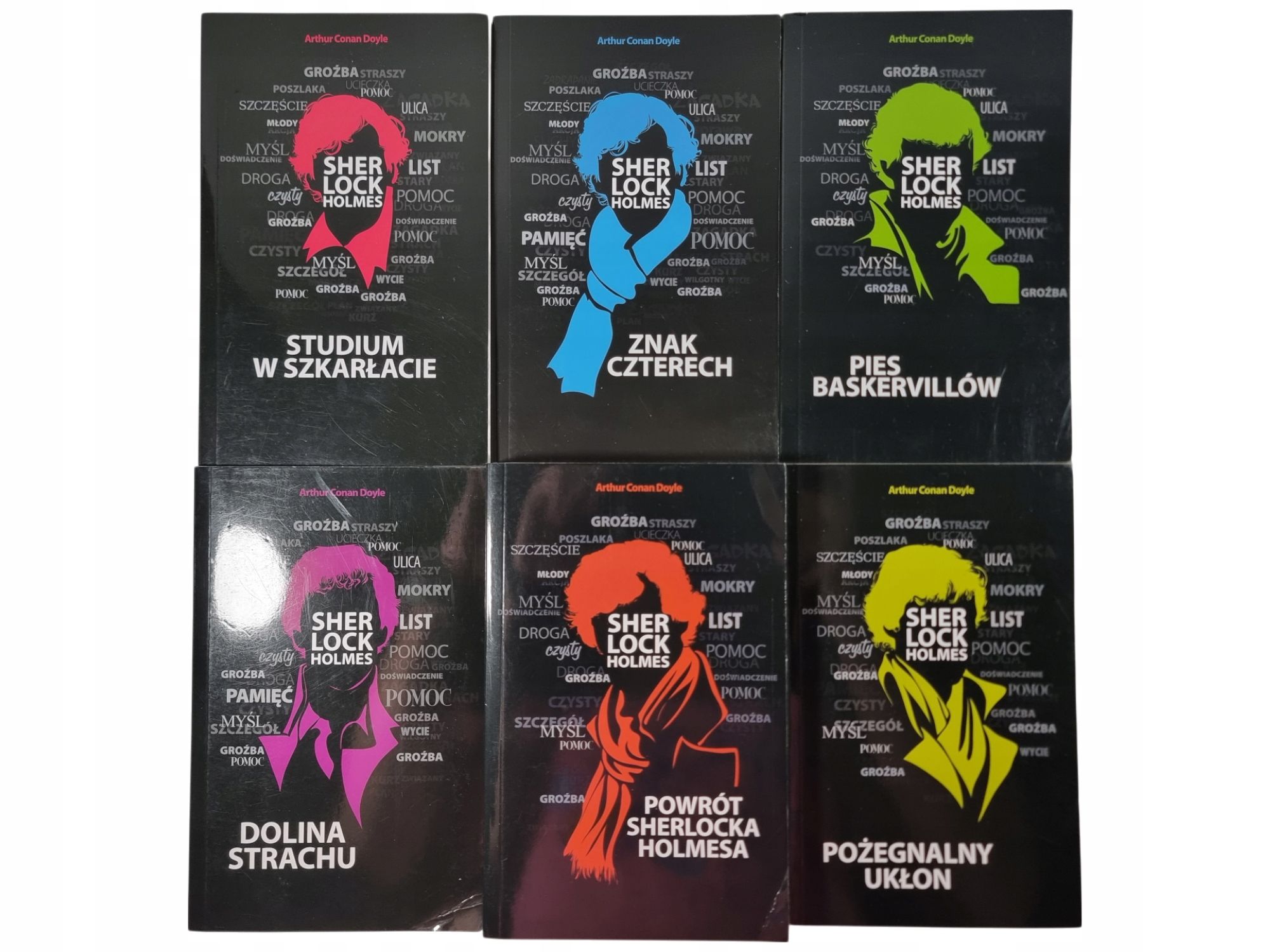 Sherlock Holmes / zestaw 6 książek / Arthur Conan Doyle