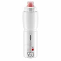 2x Bidon ELITE JET PLUS 950 ml clear red, nowy