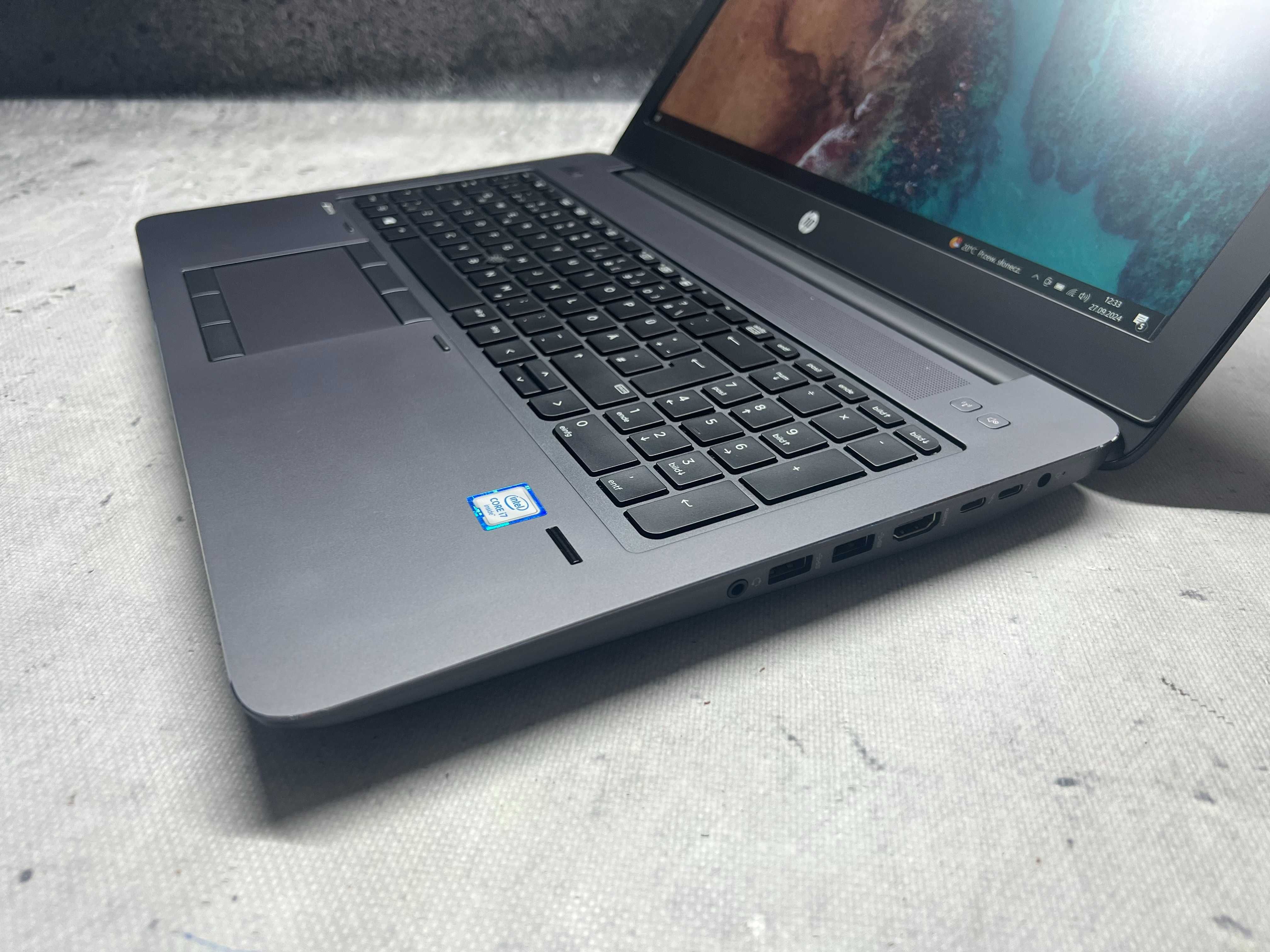 HP ZBOOK 15 G3 i7 6820HQ / 16GB DDR4/ 1TB SSD/ Quadro M600M 2GB / 15.6