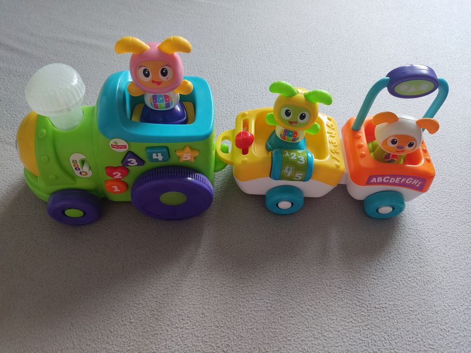 Fisher-Price, Interaktywny Pociąg BeBo, Poziomy nauki, zabawka edukacy