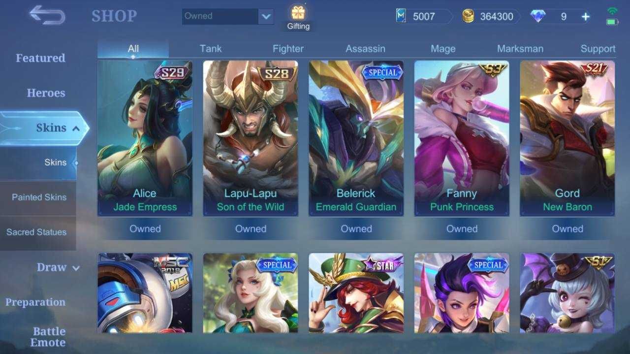 Акаунт Mobile legends: глобал кагура