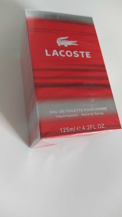Lacoste Red Pour Homme 125ml EDT ZAFOLIOWANE perfumy męskie