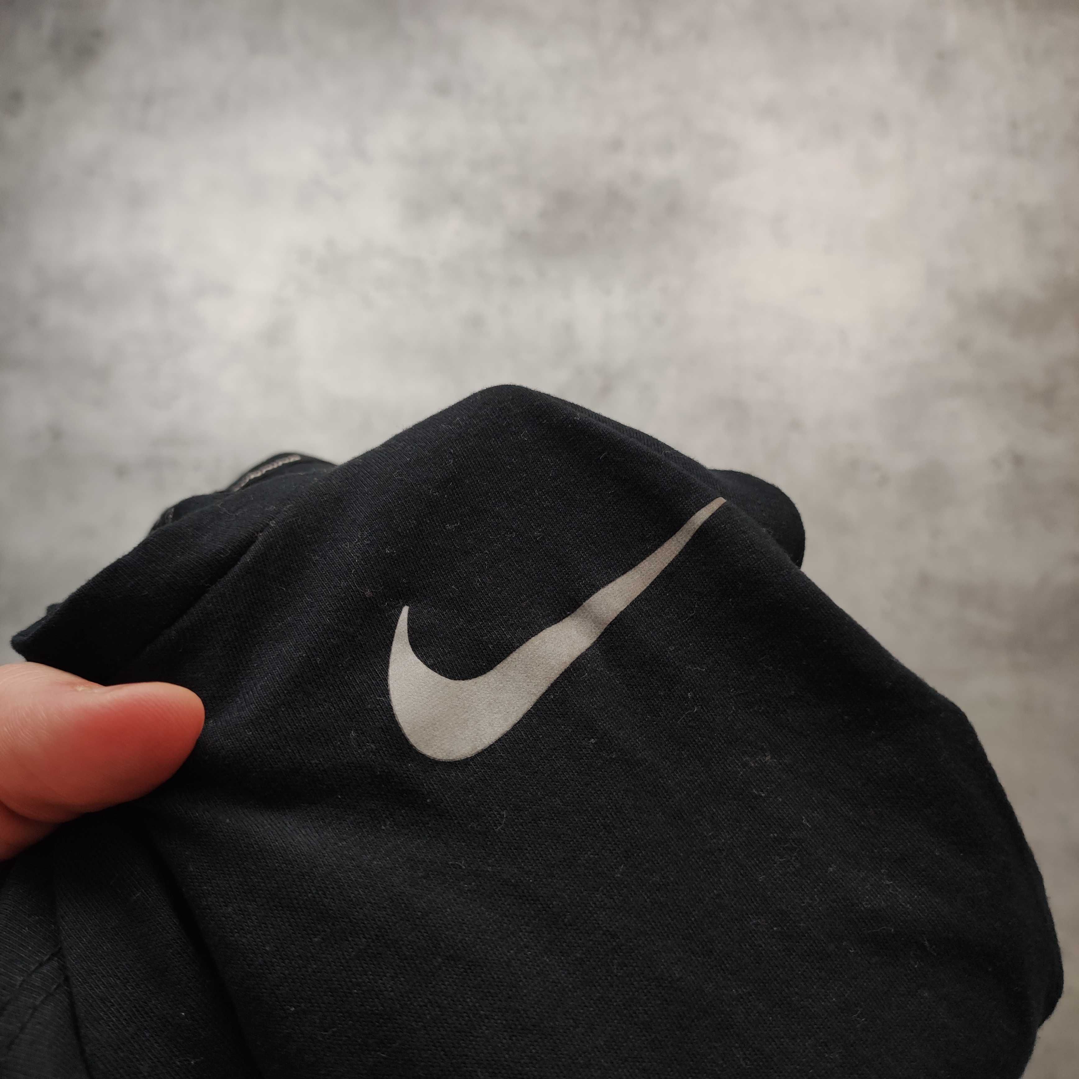 MĘSKA Koszulka Sportowa Bez Rękawków Nike Czarna Dri-Fit Logo Siłownia