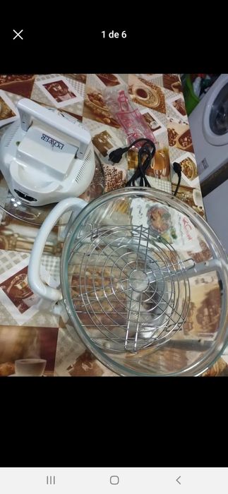 Forno eléctrico,  todo em vidro