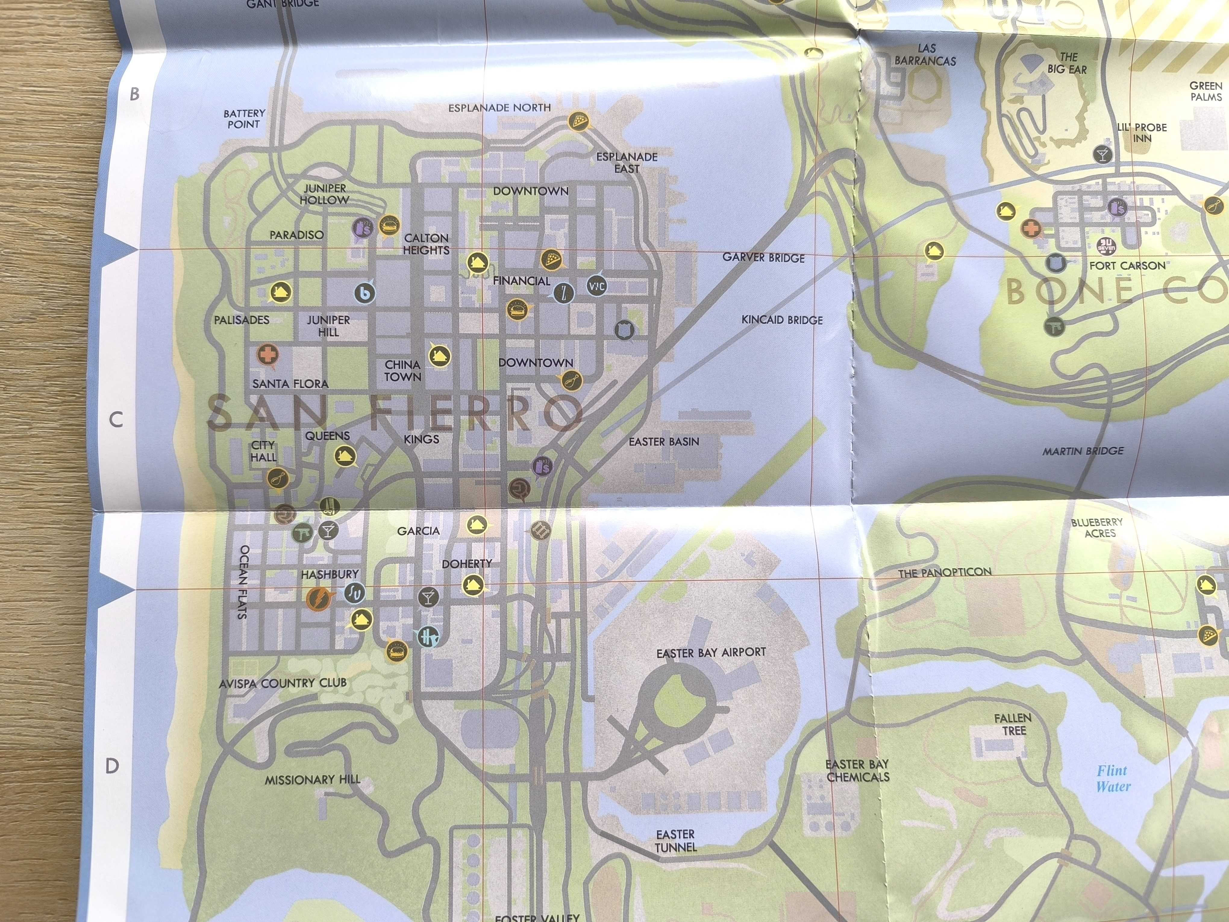Grand Theft Auto Sana Andreas (2005) - Kolekcjonerska Mapa / Plakat