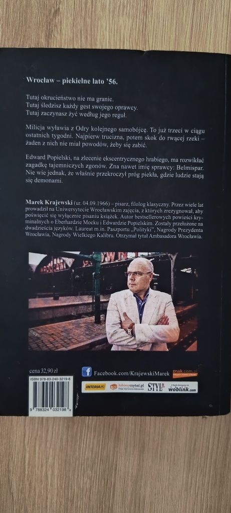 Książka "Władca liczb" Marek Krajewski