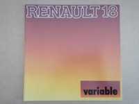 Prospekt Renault 18 Variable