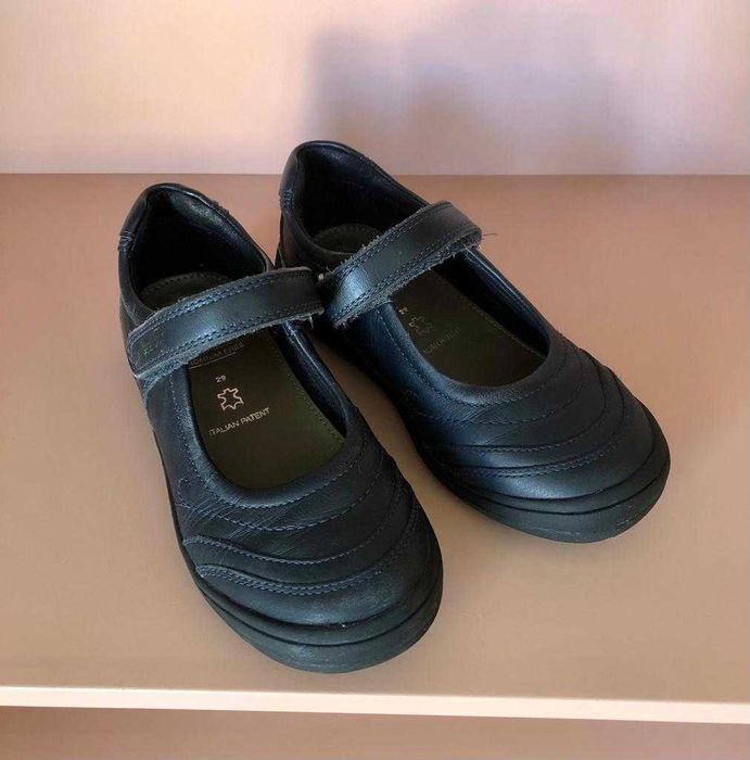 Sapatos azuis Geox menina T29 colegiais - como NOVOS