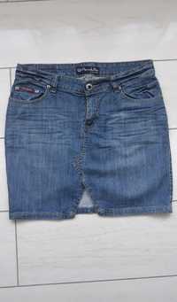 Spódnica spódniczka mini jeansowa jeans dżinsowa 38 M