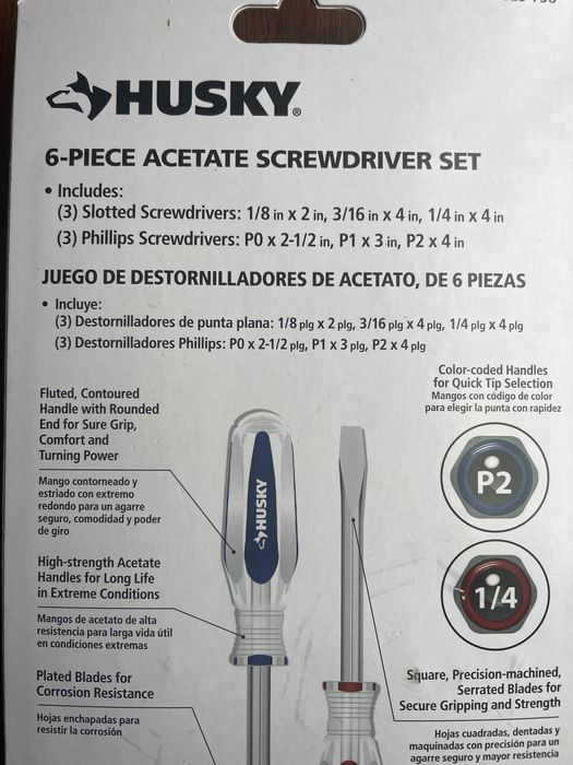 Набір викруток 6 шт. HUSKY