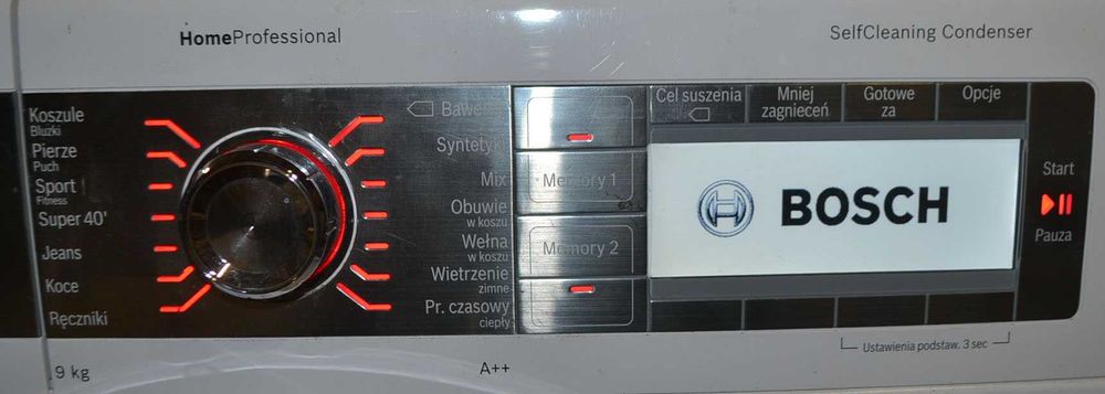 Suszarka Bosch WTY87782PL – pompa ciepła, AutoClean, Energooszczędna!