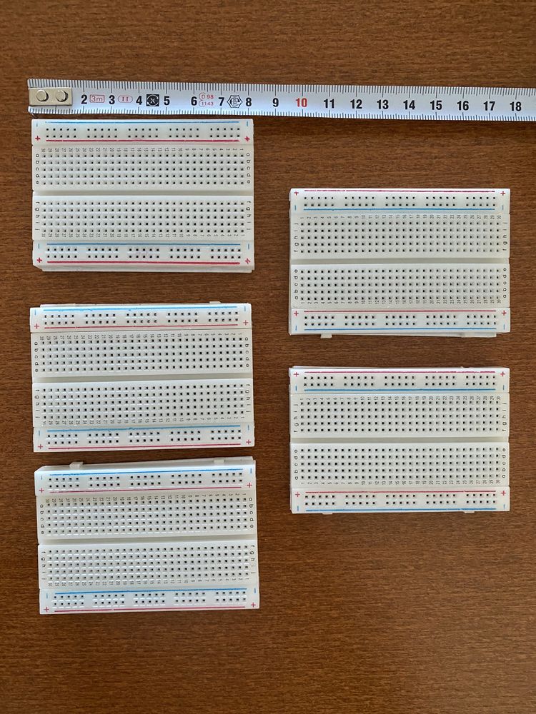 5 Breadboard de 400 pontos