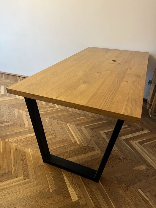 Stół biurko loft duży duże dla 12 8 osób nowoczesne dąb dębowy