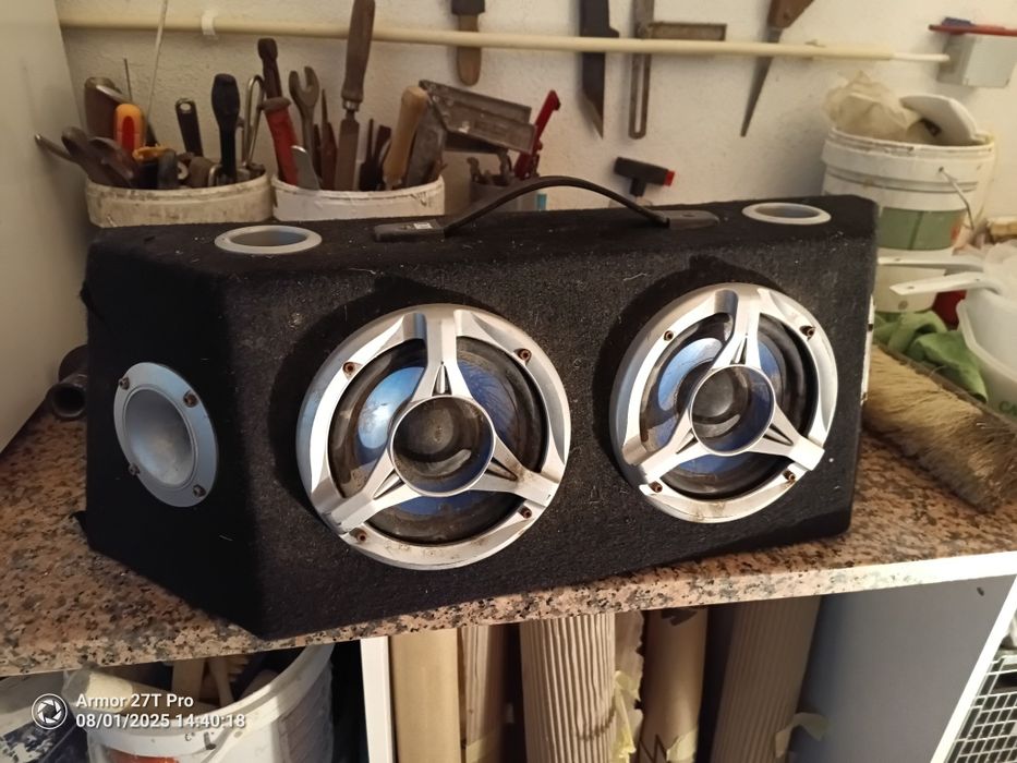 Subwoofer  e coluna