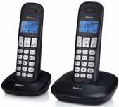 Zestaw Telefonów Bezprzewodowych Para 2 Słuchawki Duo Seniora Polski
