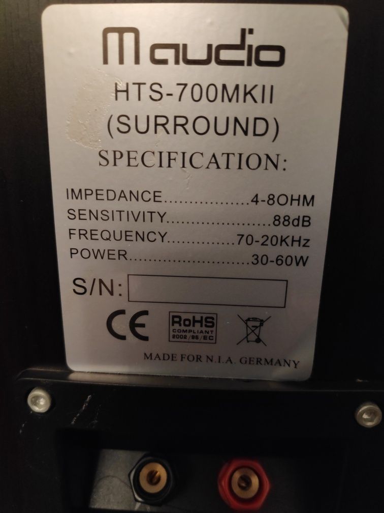 Zestaw Kolumn 5.0 M-Audio TREND HTS 700