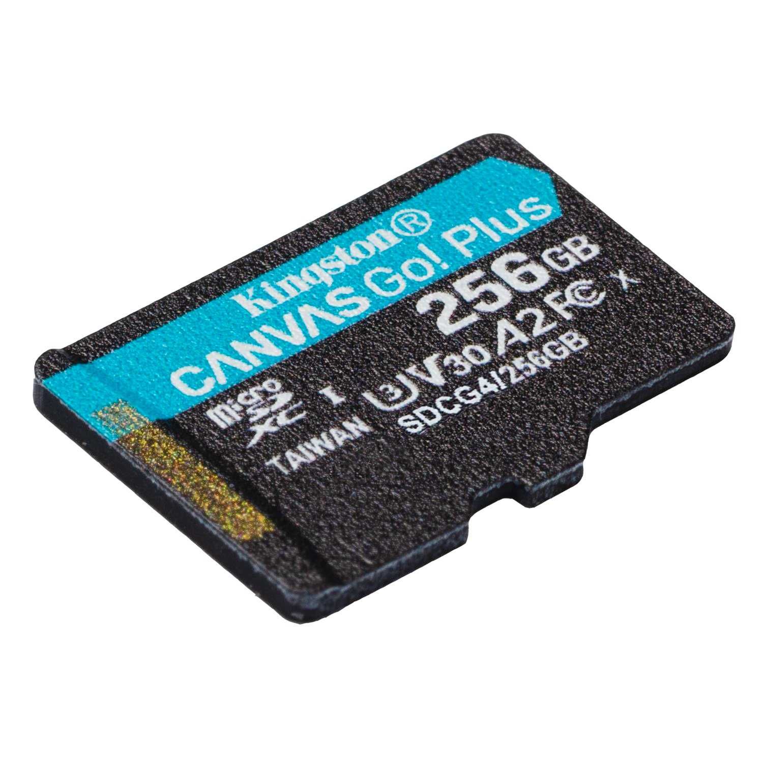 Karta Kingston 256GB microSDXC Canvas Go Plus! Gen4 200MB/s