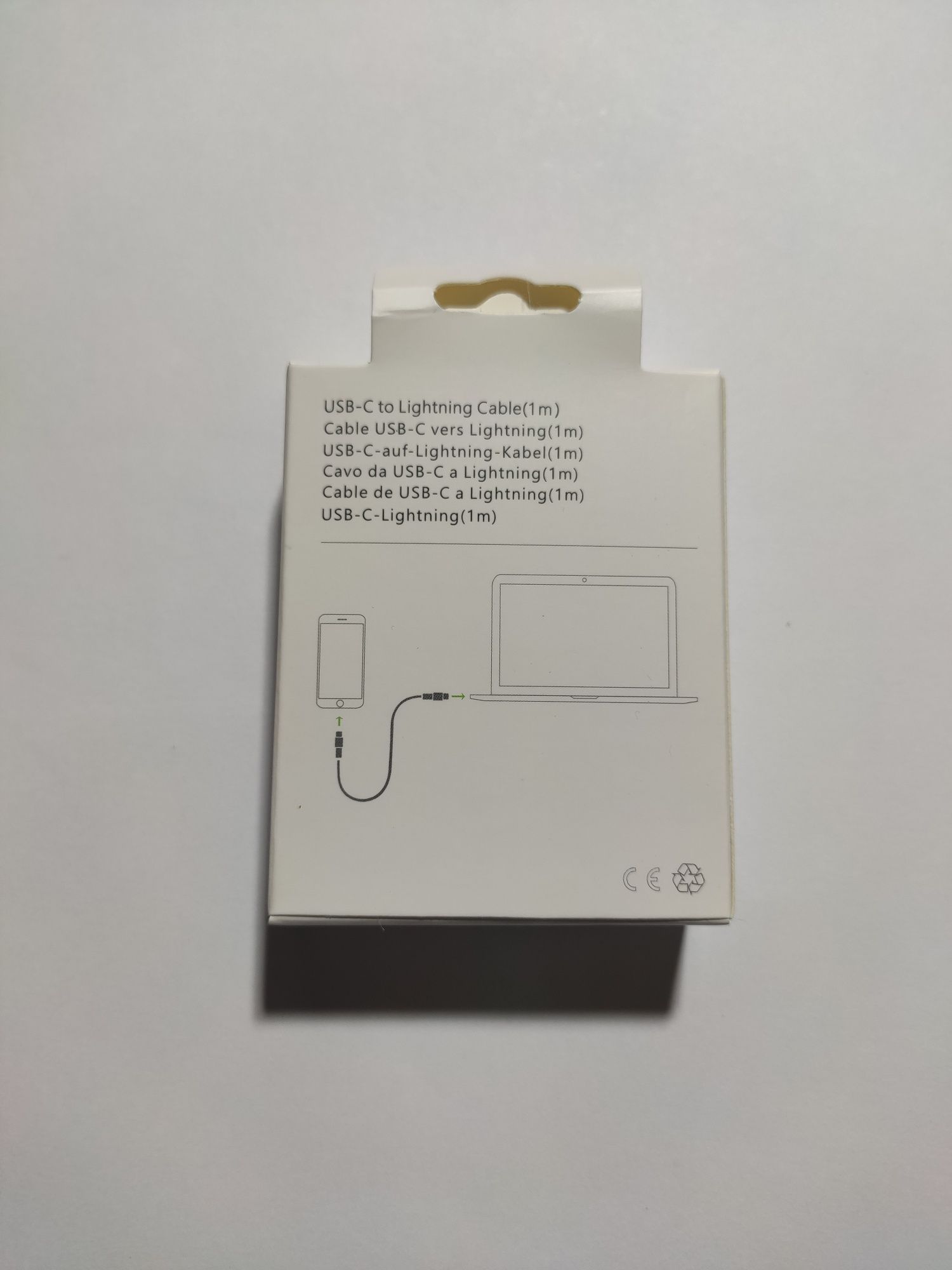 Кабель Apple USB-C to Lightning White 20W